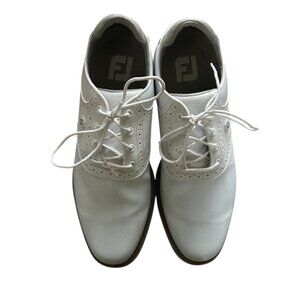 Women's FootJoy  Traditions Golf Shoes- White Size 9.5 M